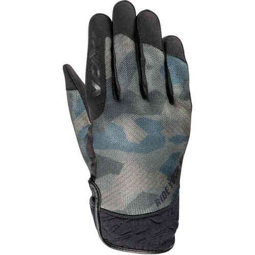Ixon Rs Slicker Light and Ventilated Motorcycle Gloves -Khaki /Camo (Md)