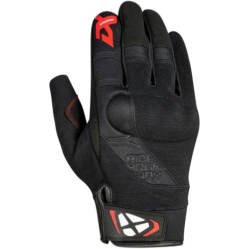 Ixon RS Delta  Light Stretch Adult Motorcycle Gloves - Black/Red/White