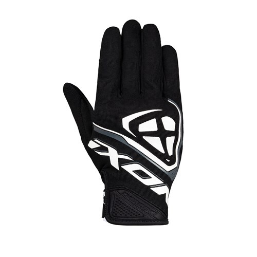 Ixon Hurricane Motorcycle Gloves Black/White (2Xl)