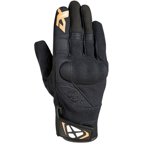 Ixon RS Delta  Light Stretch Adult Womens Motorcycle Gloves - Black/White/Gold
