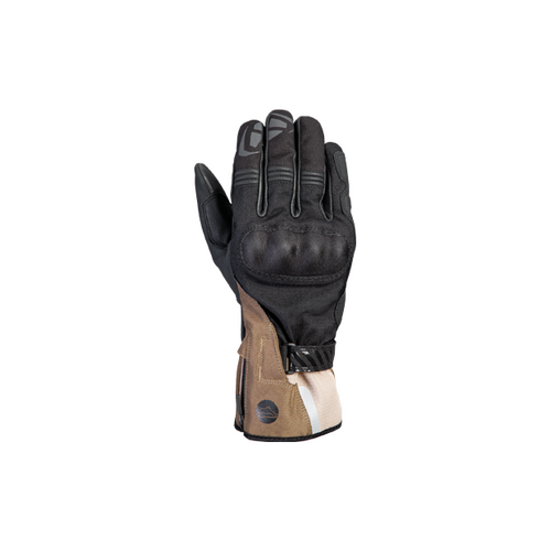 Ixon MS Loki Adventure Waterproof  Motorcycle Gloves - Black/Brown/Sand