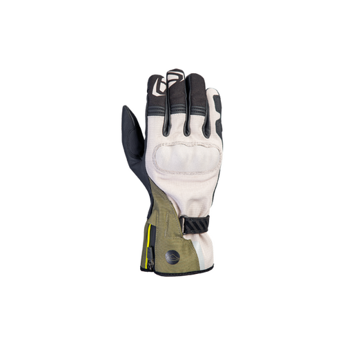 Ixon MS Loki Adventure Waterproof  Motorcycle Gloves - Grey/khaki/Black 