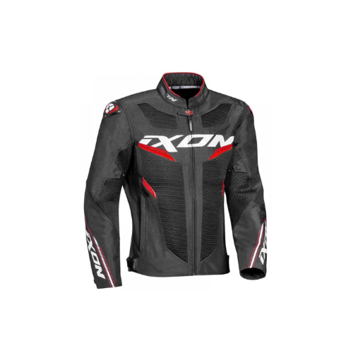 Ixon Pitrace Motorcycle Jacket  Black/White/Red 2X-Large