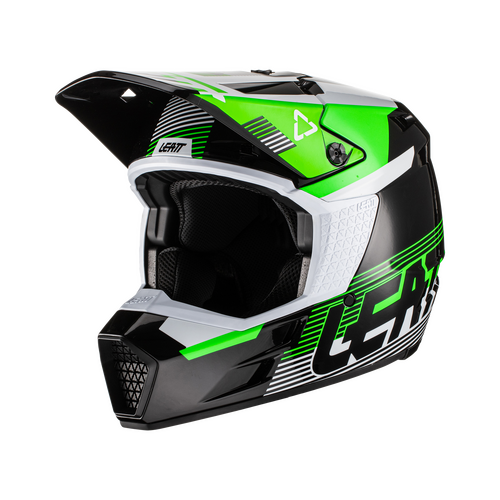 Leatt 2022 Moto 3.5 V22 Motorcycle Helmet - Junior Black