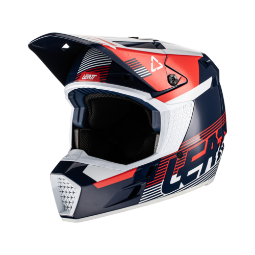 Leatt 2022 Moto 3.5 V22 Motorcycle Helmet - Junior Royal