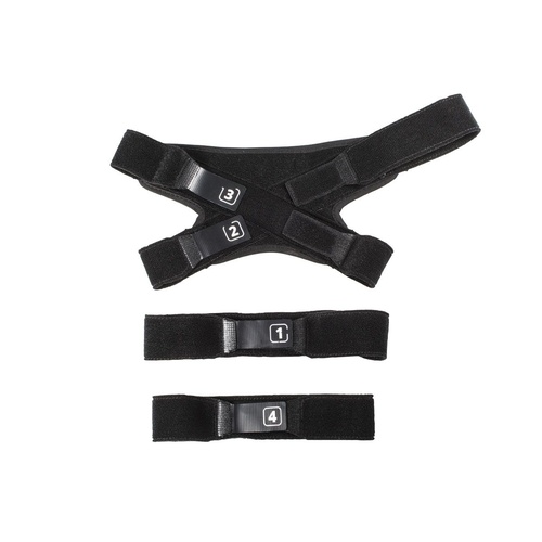 New Leatt  C-Frame Replacement Strap Kit Carbon Pair