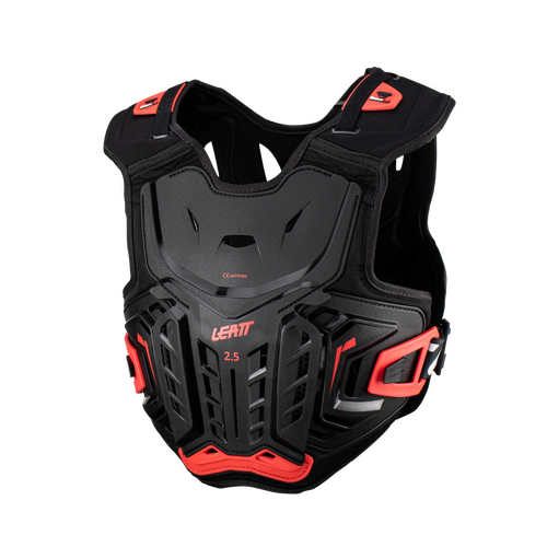 Leatt 2.5 Junior Motorcycle Chest Protector - Black/Red
