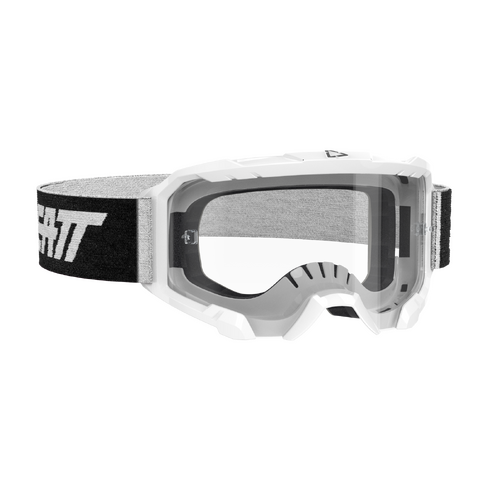 Leatt 2022 Velocity 4.5 Motorcycle Goggles - White /Clear 83%
