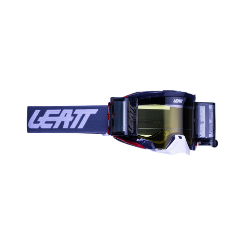 Leatt 2022 Velocity 5.5 Roll-Off Motorcycle Goggles - Graphen/Yellow Lens 70%