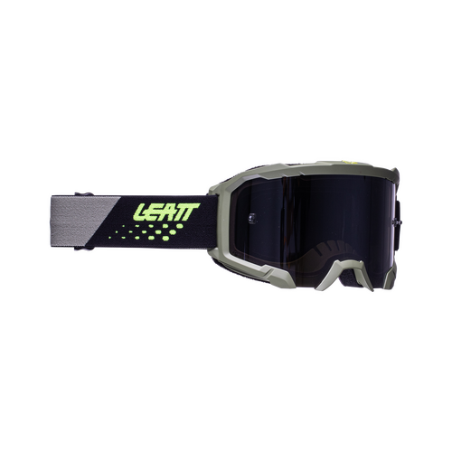 Leatt 2022 Velocity 4.5 Iriz Motorcycle Goggles - Cactus/Platinum Lens 28%
