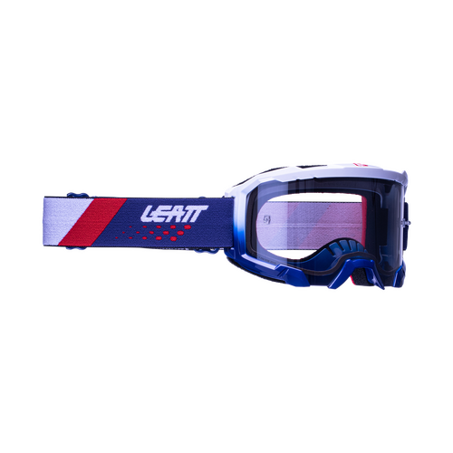Leatt 2022 Velocity 4.5 Iriz Motorcycle Goggles - Royal/Silver 50%