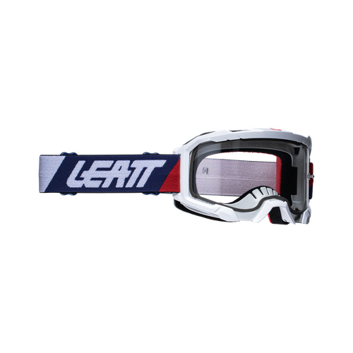 Leatt 2022 Velocity 4.5 Motorcycle Goggles - Royal/Clear Lens 83%