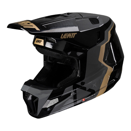 Leatt 2025 3.5 Junior Helmet Kit - Black [Size: Youth Medium]