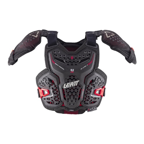 Leatt 4.5 Hybrid Pro Junior Chest Protector - Black
