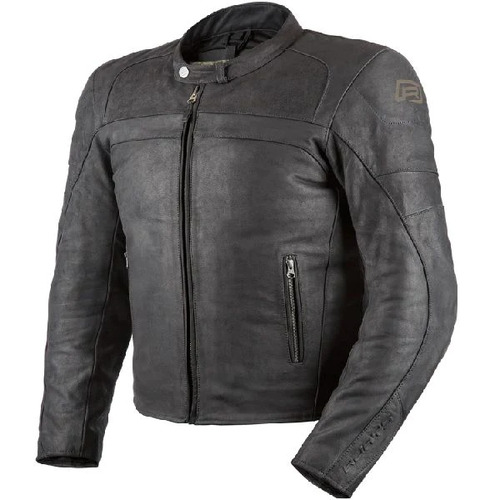 Rjays Calibre II Leather  Motorcycle Jacket - Black (Sm)