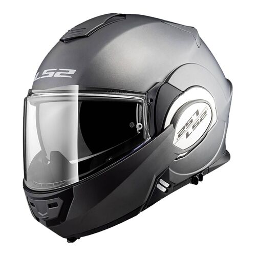 LS2 FF399 Valiant Motorcycle Helmet - Matte Titanium