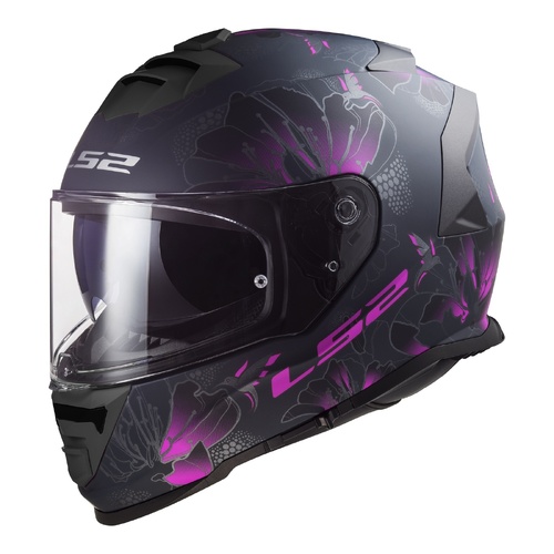 LS2 FF800 Storm II Power - Matte Black / Rainbow [Size: Small]
