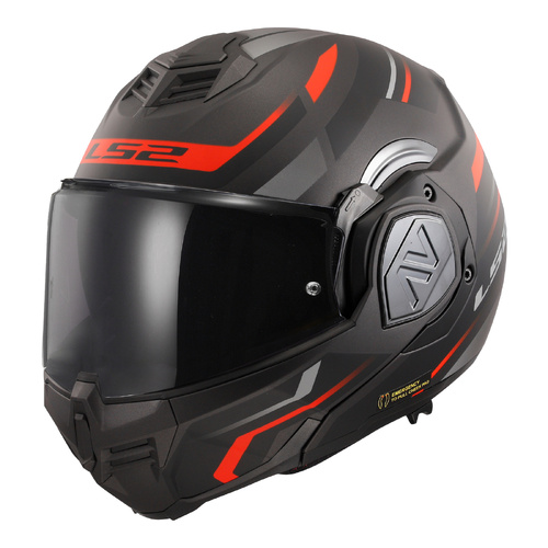 LS2 FF906 Advant Kuka Helmet - Matte Black / Red [Size: X-Small]