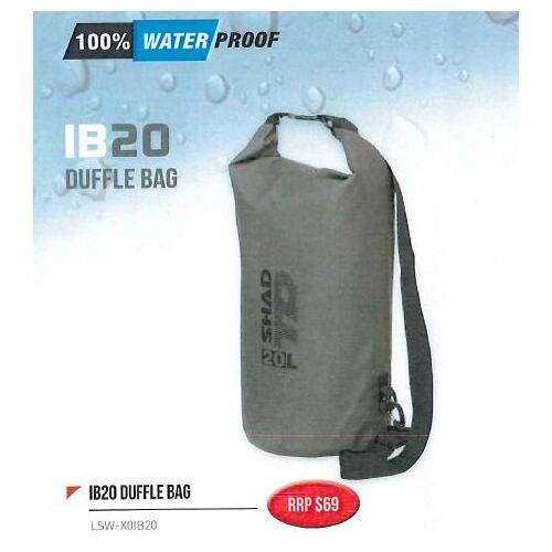 Shad Zulu-Pack Waterproof Motorcycle Duffle Bag - 20L