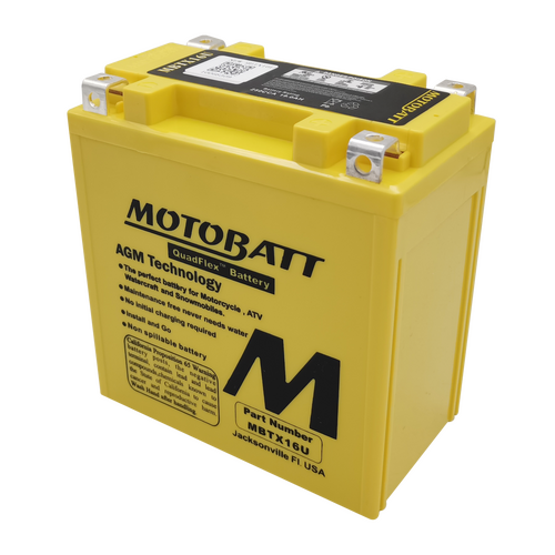 MBTX16U Motobatt Quadflex 12V Motorcycle Battery 4
