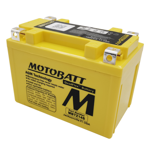 MBTZ14S Motobatt Quadflex 12V Motorcycle Battery 8