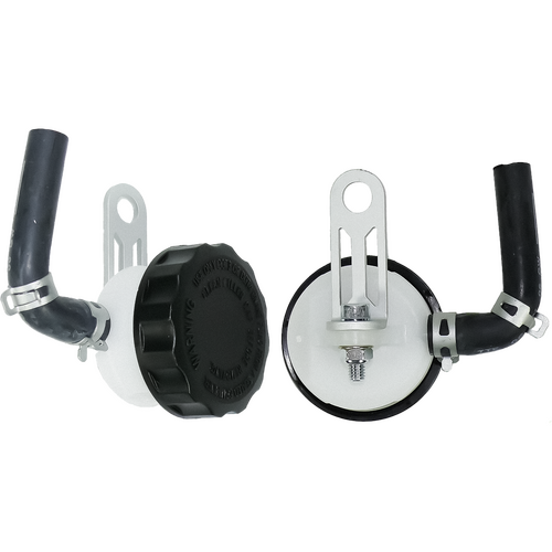 MCS Low Profile Motorcycle Reservoir With Bracket