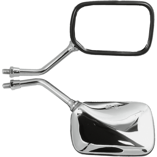 MCS Motorcycle Mirror Chrome Rec Unit