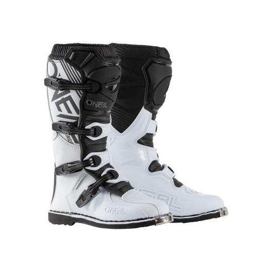 O'Neal 2023 Adult Element Motorcycle Boots - White/Black