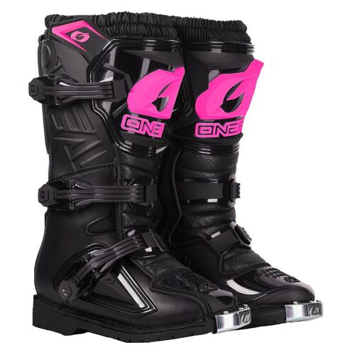 O'Neal Youth Women's Rider Pro Motorcycle Boots - Black/Pink