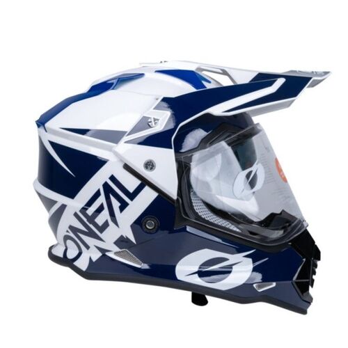 O'Neal 2022 Men's Sierra R V.22 Motorcycle Helmet Large - Blue/White