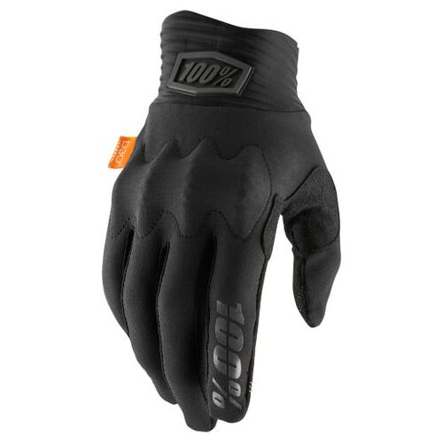 100% Cognito Motorcycle Gloves - Black/Charcoal