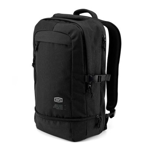 100% Transit Backpack Motorcycle - Black