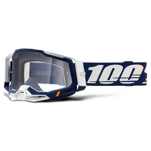 100% Racecraft 2 Concordia Motorcycle Goggle - Clear Lens