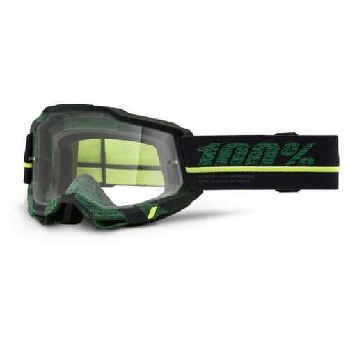 100% Accuri2 Off Road Motorcycle  Goggle Overlord Clear Lens