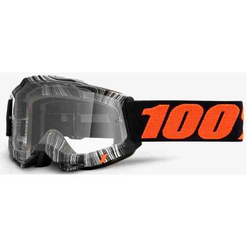 100% Accuri2 Off Road Motorcycle  Youth Goggle Geospace Clear Lens