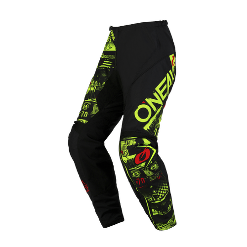 O'Neal 2023 Element Attack V.23 Pants - Black/Neon Yellow