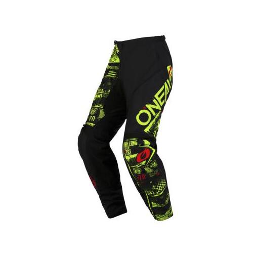 O'Neal 2023 Youth Element Attack V.23 Pants - Neon Yellow/Black