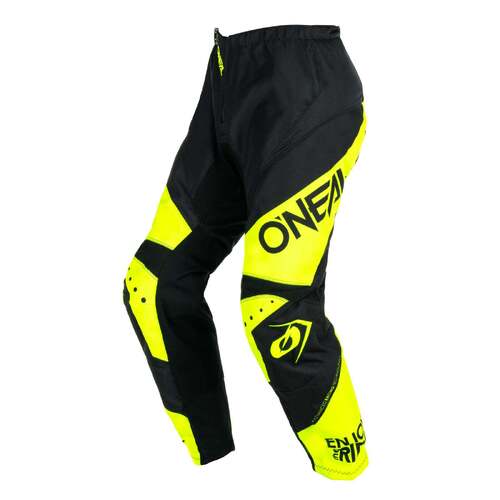 Oneal 24 V.24 Element Racewear V.24  Motorcycle Pant Black/N-Yellow Youth 12/14T (26)