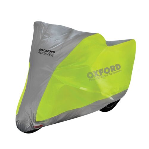 Oxford Aquatex Motorcycle Cover Fluorescent Cover M