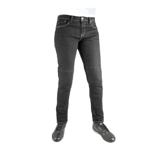 Oxford Original Ce Armourlite Ladies Mens Motorcycle Jeans  Slim Black 10 Regular 