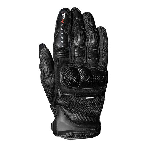 Oxford Rp-4 Mens Short Leather Sport Motorcycle Glove Black 2Xl