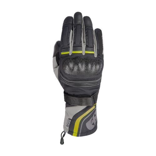 Oxford Montreal 4.0 Dry2Dry Motorcycle Glove Black/Grey /Fluo 2Xl