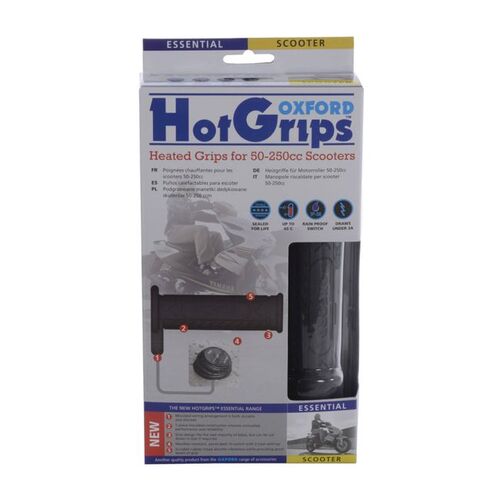 Oxford Hotgrips Essential Scooter With Panel Switch