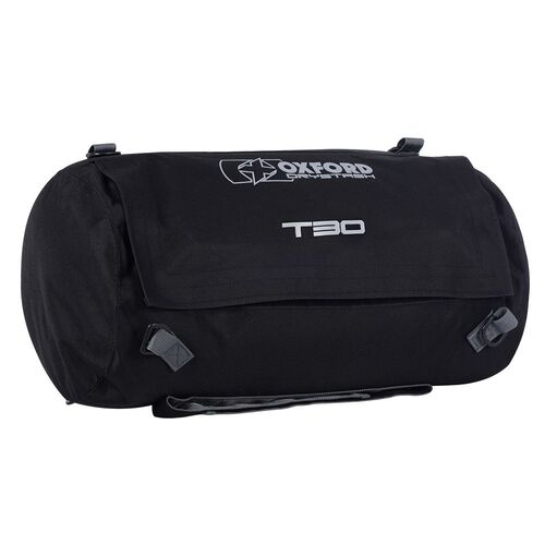 Oxford Drystashort T30 Waterproof Motorcycle Roll Bag Black 30L