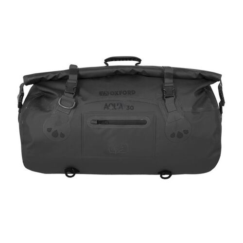 Oxford Motorcycle Aqua T-30 Roll Bag Black