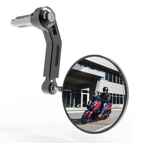 Oxford Premium Bar End Motorcycle Mirror Right Black