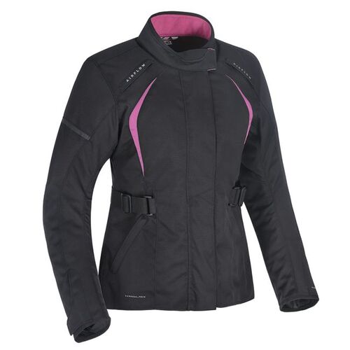 Oxford Ladies Dakota 2.0 Motorcycle Jacket - Black / Pink size:8