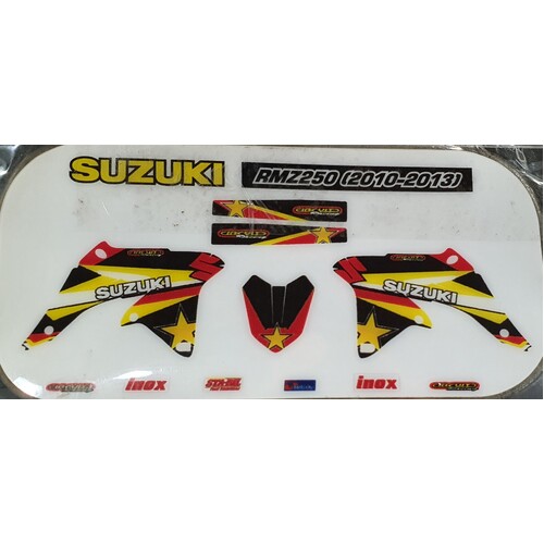 Suzuki RMZ250 Motorcycle Sticker Kit 2010-2013