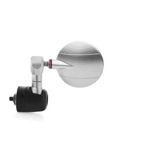 Rizoma Spy R57 Motorcycle Left Or Right Side Mirror - Silver