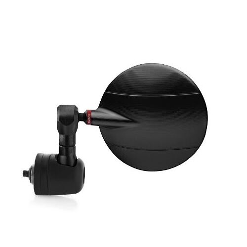 Rizoma Spy R 80mm Motorcycle Left Or Right Side Mirror - Black